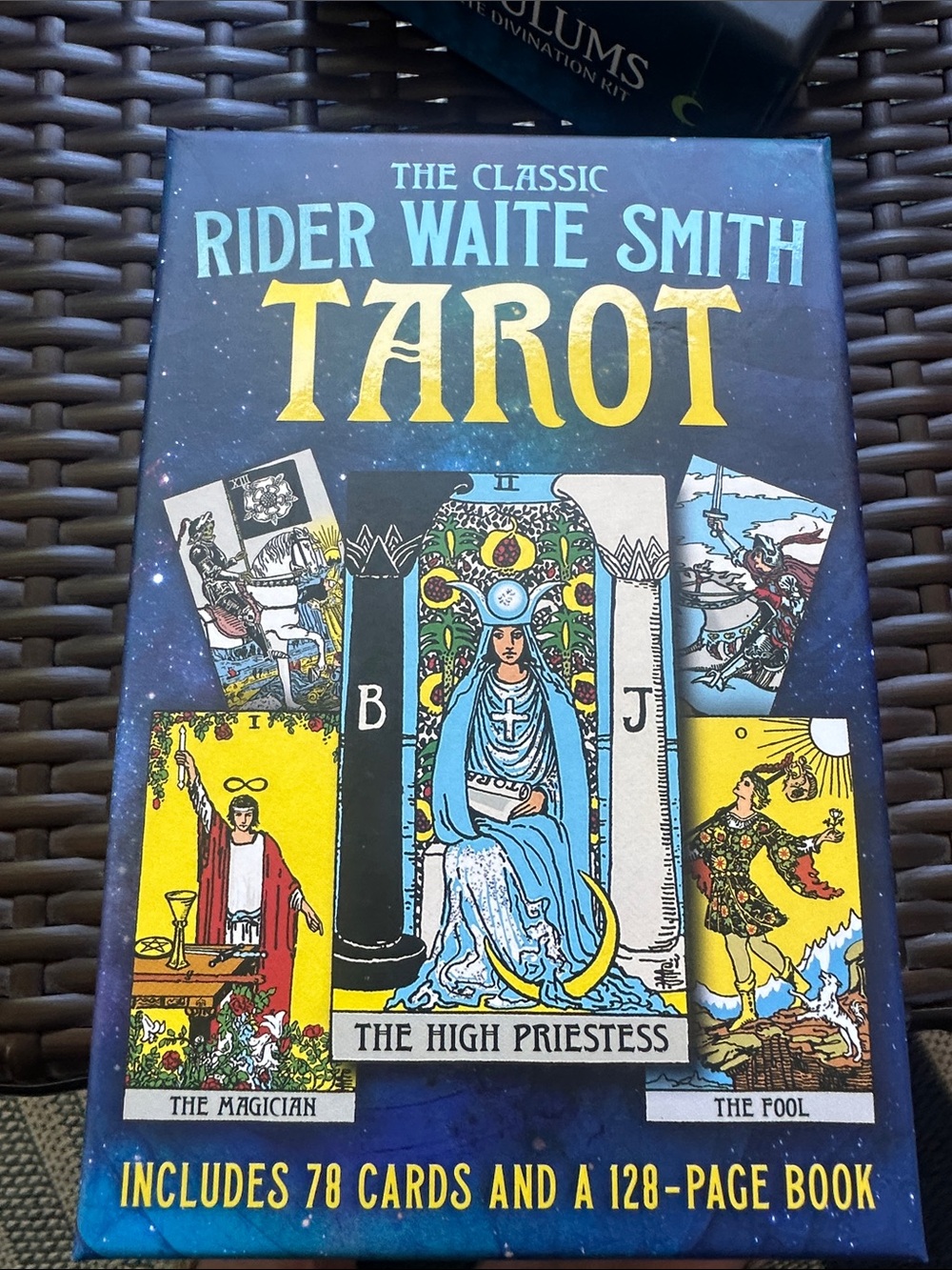 Classic Tarot Deck - Blue and Yellow
